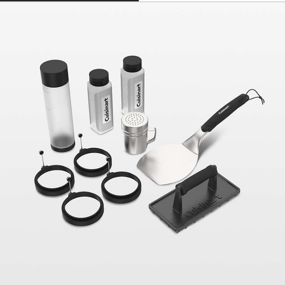 Cuisinart 10-Piece Griddle Tool Set (outdoors)